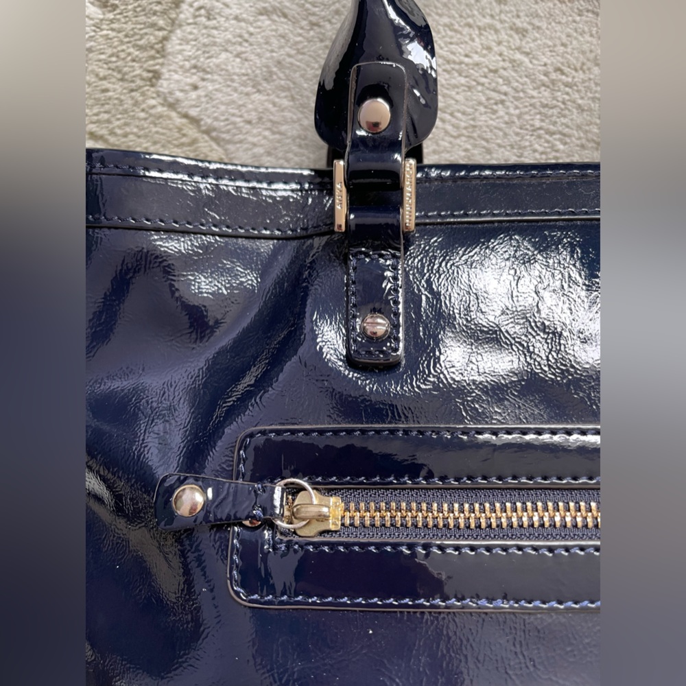 Neo Vintage Anya Hindmarch patent leather tote bag - Picture 7 of 14